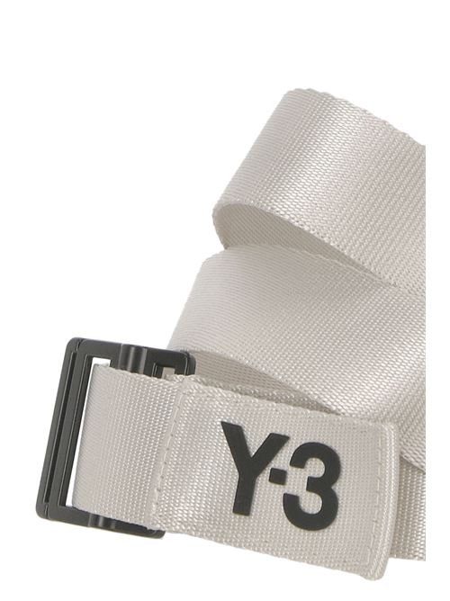 Cintura con fibbia stampata con logo di Y-3 Adidas - Y3 | H63102TALC